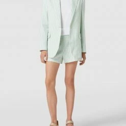 Mango Shorts Mit Streifenmuster Modell 'Sorbet' - Mint