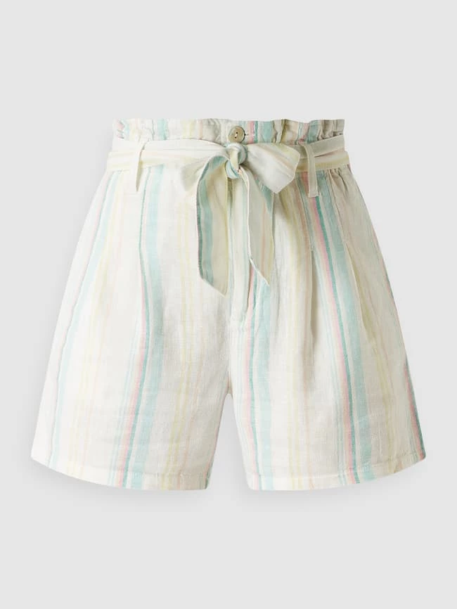 Only High Waist Shorts Aus Leinenmischung Modell 'Pipi-Ohio' - Offwhite 2 Only High Waist Shorts Aus Leinenmischung Modell 'Pipi-Ohio' - Offwhite – Bild 2