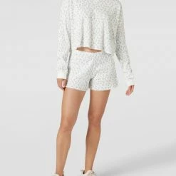 REVIEW Shorts Mit Strukturmuster - Eisblau