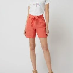 Frieda & Freddies Bermudas Aus Leinen - Orange