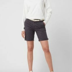Esprit Bermudas Mit Allover-Muster - Schwarz