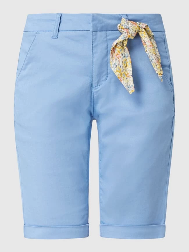 Cream Bermudas Mit Stretch-Anteil Modell 'Cindy' - Hellblau 2 Cream Bermudas Mit Stretch-Anteil Modell 'Cindy' - Hellblau – Bild 2