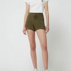 Only Shorts Mit Elastischem Bund Modell 'Fiona' - Olivgrün