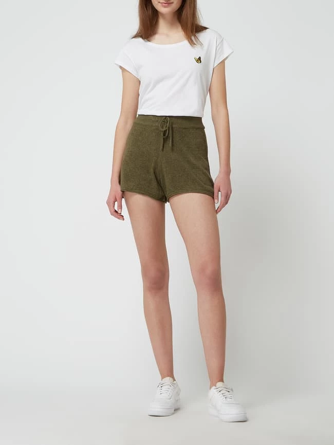 Only Shorts Mit Elastischem Bund Modell 'Fiona' - Olivgrün 1 Only Shorts Mit Elastischem Bund Modell 'Fiona' - Olivgrün