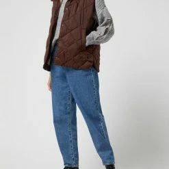 FREE/QUENT Steppweste Mit Wattierung Modell 'Olga' - Mittelbraun