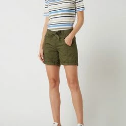 Esprit Shorts Aus Bio-Baumwolle - Khaki
