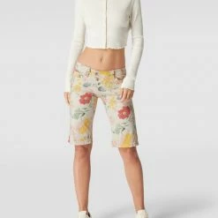 Buena Vista Shorts Mit Floralem Allover-Muster - Offwhite