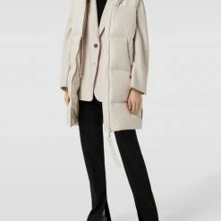 Marc O'Polo Daunenweste In Stepp-Optik - Offwhite