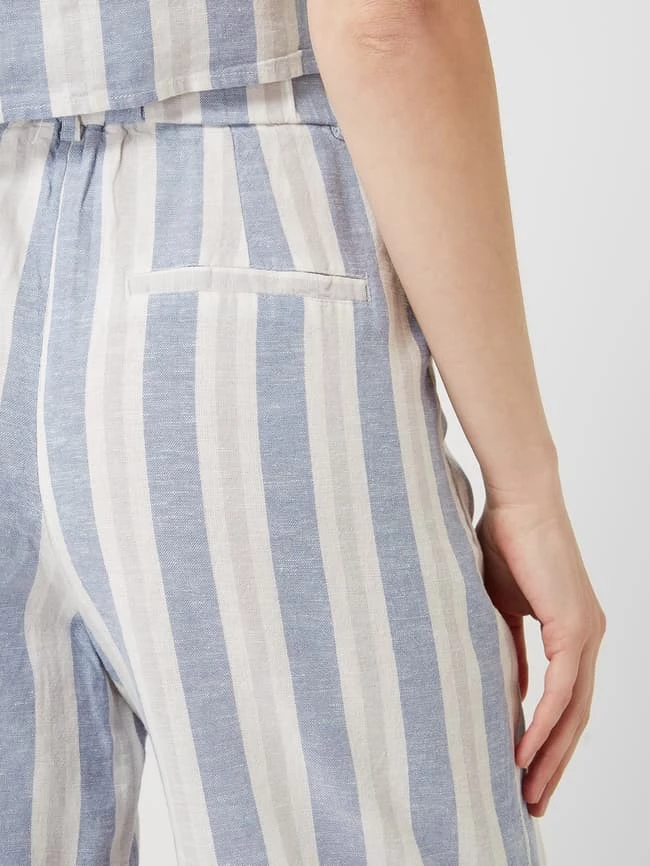 Only Bermudas Aus Leinenmischung Modell 'Caro' - Blau 3 Only Bermudas Aus Leinenmischung Modell 'Caro' - Blau – Bild 3