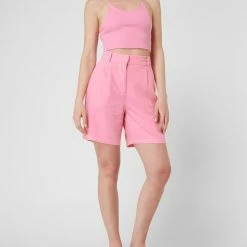 Only Bermudas Aus Leinenmischung Modell 'Caro' - Pink