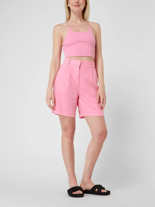 Only Bermudas Aus Leinenmischung Modell 'Caro' - Pink 1 Only Bermudas Aus Leinenmischung Modell 'Caro' - Pink