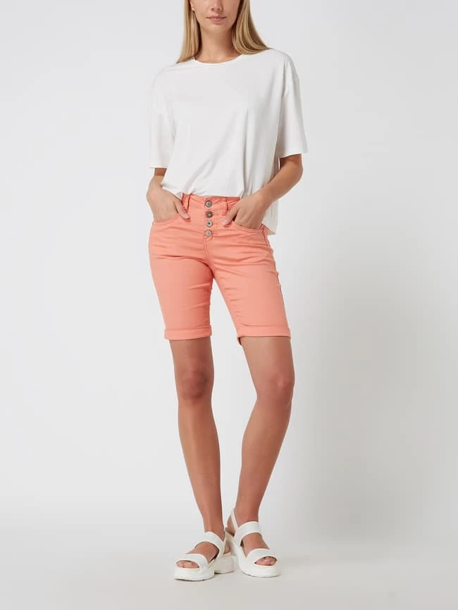 Cream Regular Fit Bermudas Mit Stretch-Anteil Modell 'Lotte' - Koralle 1 Cream Regular Fit Bermudas Mit Stretch-Anteil Modell 'Lotte' - Koralle