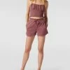 REVIEW Bermudas Mit Tunnelzug - Mauve
