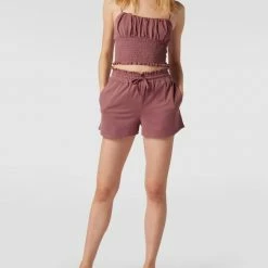 REVIEW Bermudas Mit Tunnelzug - Mauve