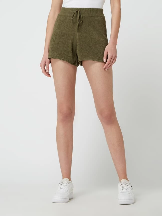 Only Shorts Mit Elastischem Bund Modell 'Fiona' - Olivgrün 4 Only Shorts Mit Elastischem Bund Modell 'Fiona' - Olivgrün – Bild 4