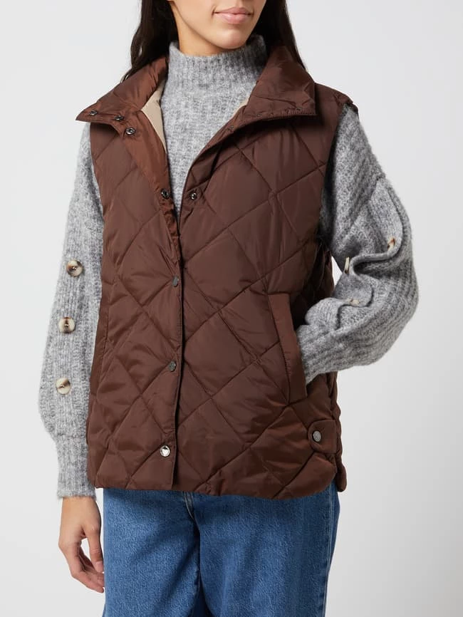 FREE/QUENT Steppweste Mit Wattierung Modell 'Olga' - Mittelbraun 4 FREE/QUENT Steppweste Mit Wattierung Modell 'Olga' - Mittelbraun – Bild 4