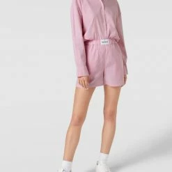 REVIEW Shorts Mit Streifenmuster - Hellrot