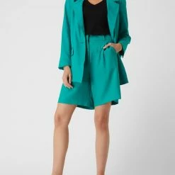 Only Bermudas Aus Krepp Model 'Violet' - Grün