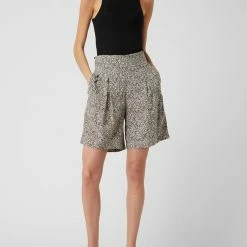 Esprit Bermudas Aus Viskose - Schwarz